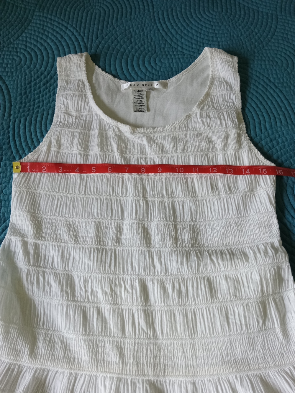 Max Studio White Sleeveless Dress - Picture 3 of 7
